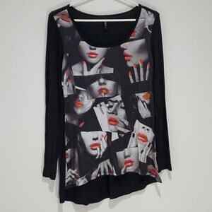 EDISTA Medium Black Long Sleeve Shirt